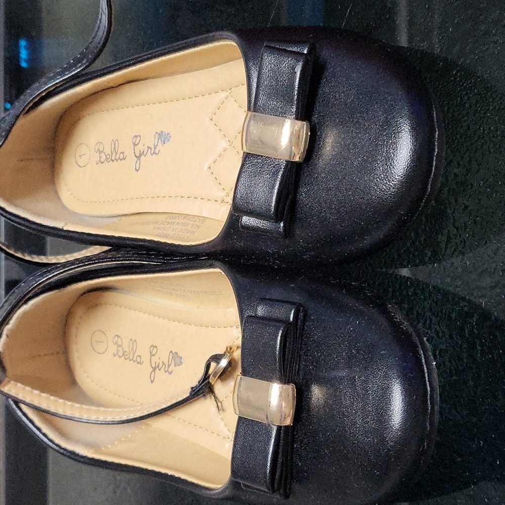 Ballet slippers black dress shoe size 1